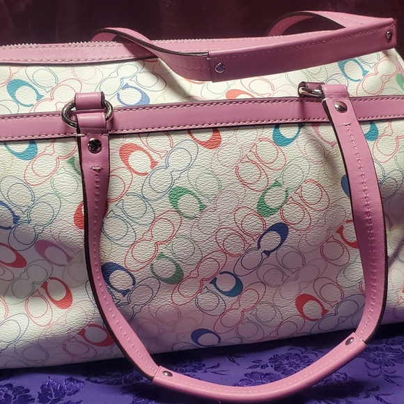 Coach multicolored signature Chelsea shoulder bag - Picture 2 of 6